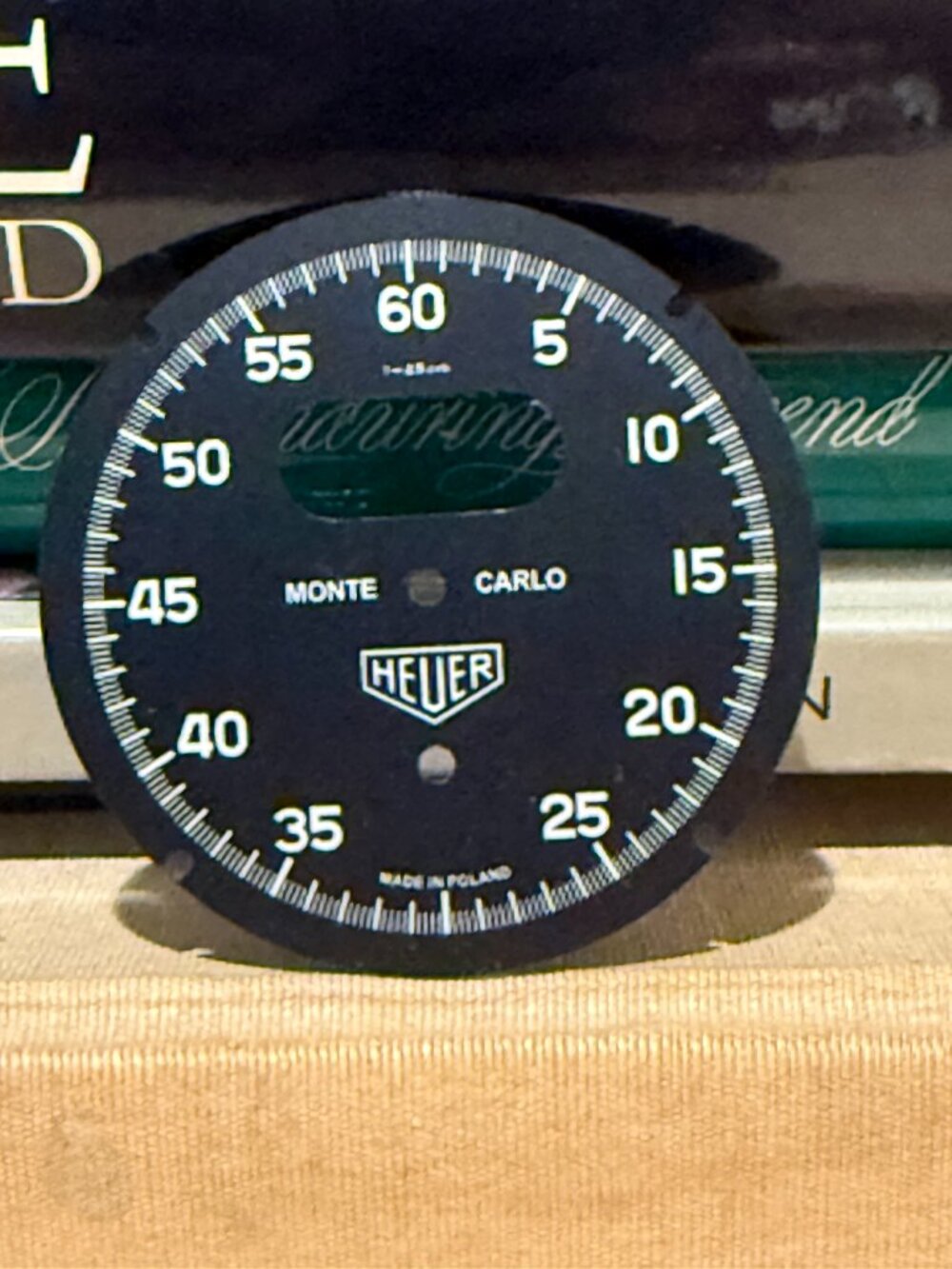 PORSCHE TAG Huer - Monte Carlo Sports Chronograph Dial/Face Retrofit